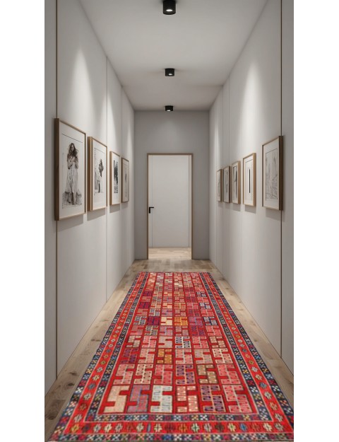 PERSIAN WOOL KILIMS  202 x 84