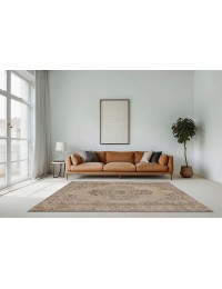 Beige Turkki Vintage Carpet 250 x 150 cm - view 4
