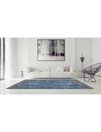 Blu Turco Tappeto Vintage 298 x 181 cm - view 1