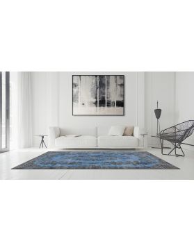  Vintage Tapis 298 X 181 bleu
