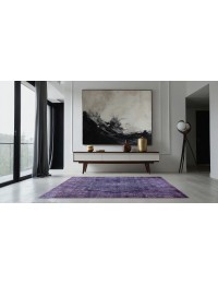 Blå Persien Vintage Matta  229 x 187 cm