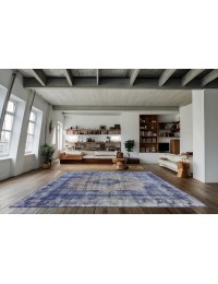 Blau Persien Vintage kerman  384 x 283 cm