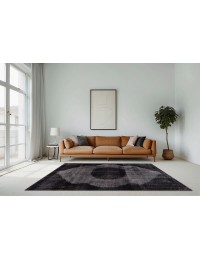 Schwarz Persien Vintage Perserteppich  250 x 167 cm