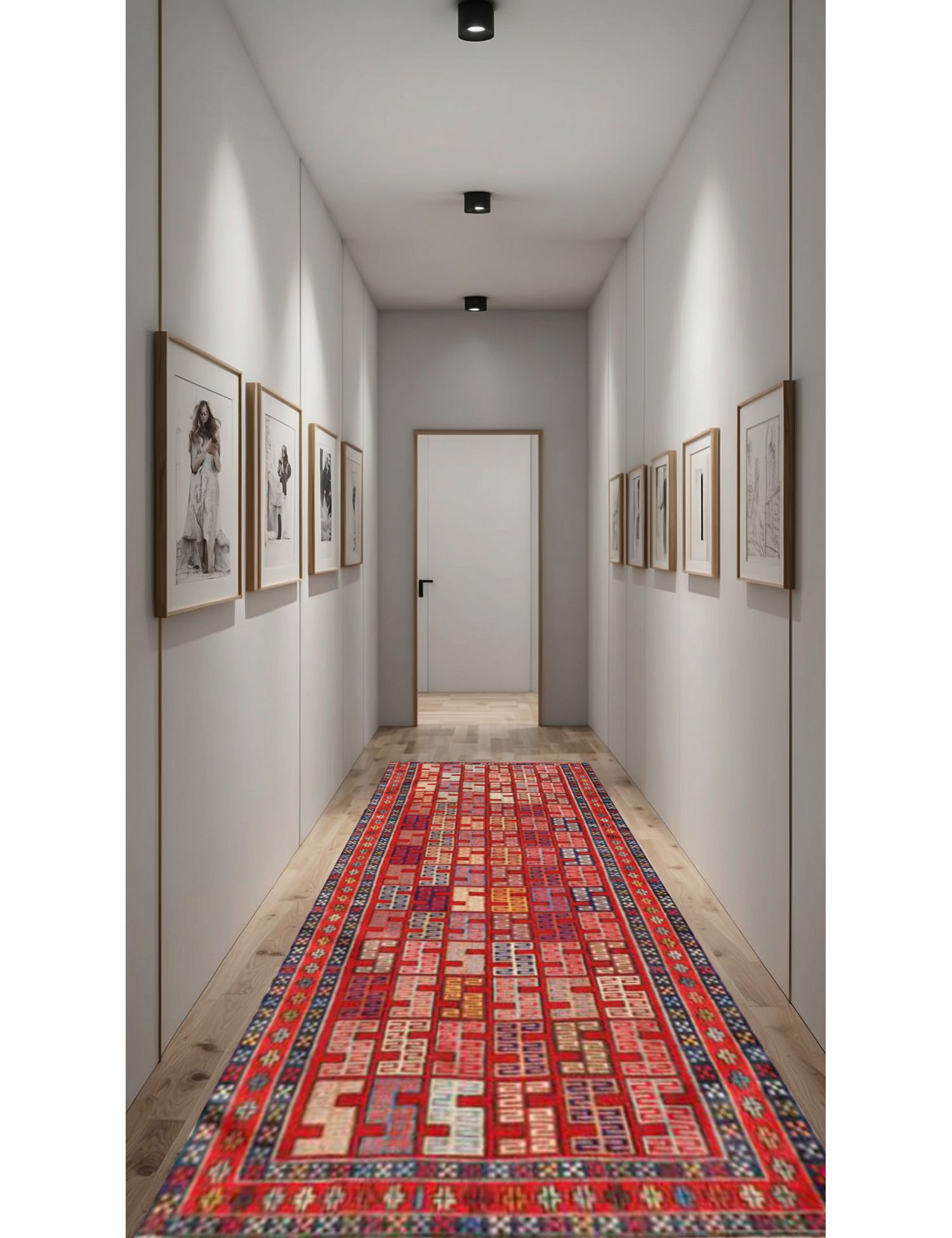 PERSIAN WOOL KILIMS    202 x 84 cm