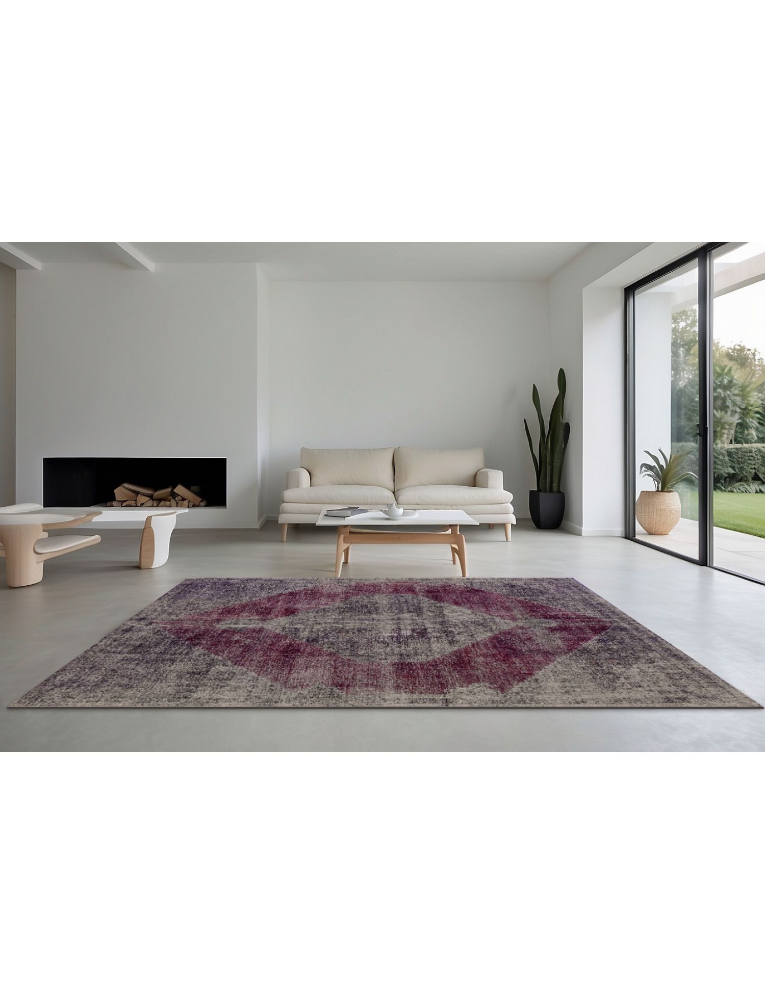 Vintage Carpet  purple  <br/>322 x 214 cm