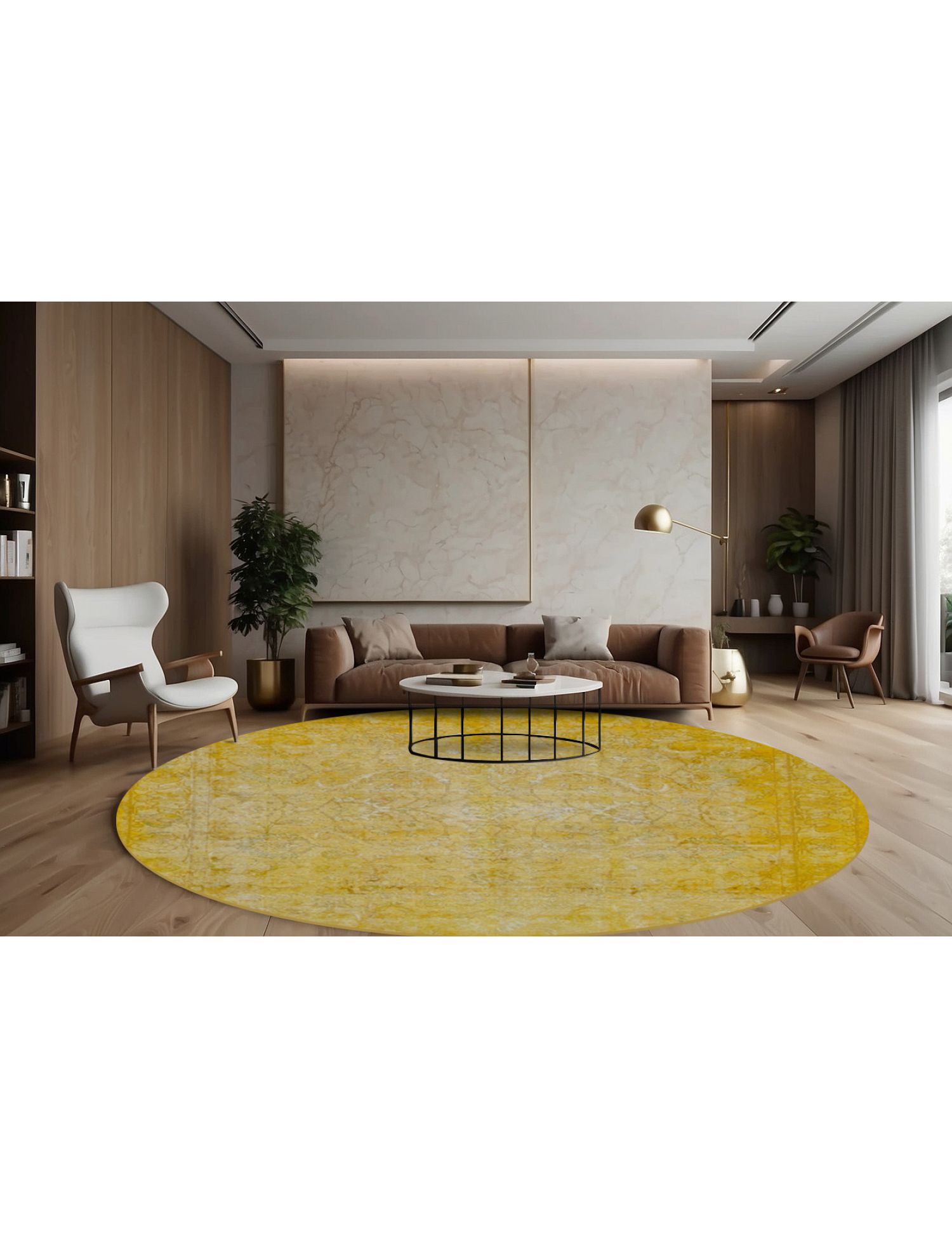 Persisk vintage matta   283 x 283 cm