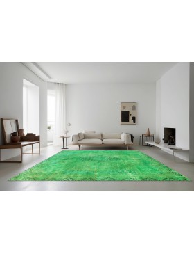 Green  Persia Persian Vintage Carpet  350 x 234 cm