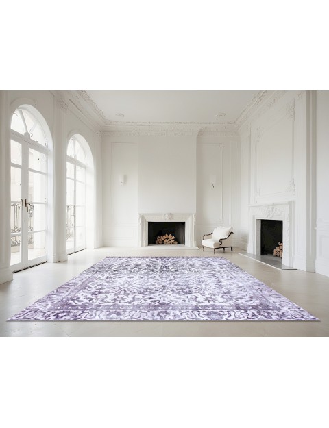 Lila Persien Persischer Vintage Teppich  355 x 278 cm