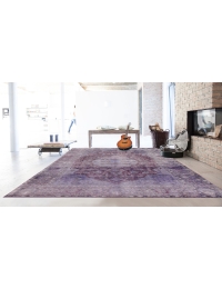 Lila Persien Persischer Vintage Teppich 280 x 195 cm - view 2