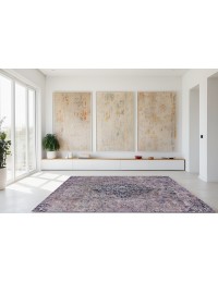 Lilla Persien Persisk Vintagetæppe 240 x 196 cm - view 1