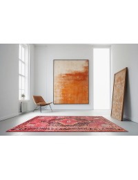 Red  Persia Hamadan Carpet  241 x 140 cm