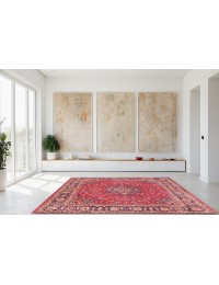 Rosso Persiano Mashad Tappeto 286 x 300 cm - view 2