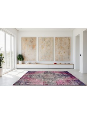Púrpura Persia Alfombra persa vintage  232 x 184 cm