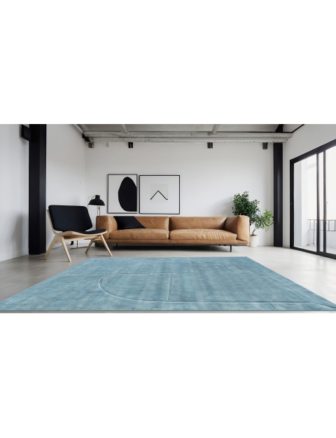 Blue India Pure Wool 300 x 200 cm - view 1