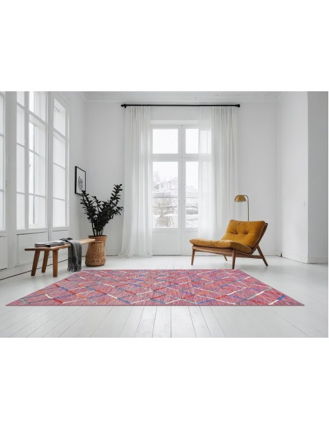 Multi kleur Afghanistan Kelim  192 x 153 cm