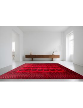 Turkeman teppich 357 x 262 rot