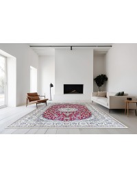 Röda Persien Persisk matta Naein  340 x 202 cm