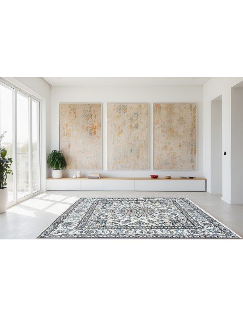 Beige Persien Nain Perserteppich  201 x 193 cm