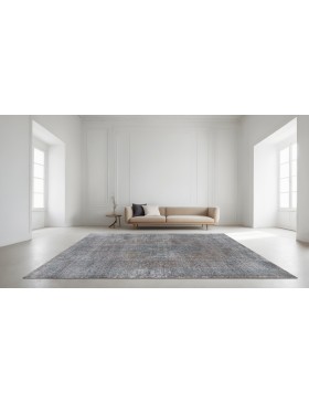Gris Turquía Alfombra vintage  305 x 160 cm