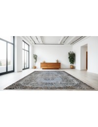 Blu Turco Tappeto Vintage 307 x 168 cm - view 4
