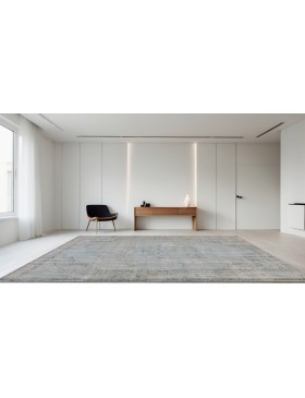 Blå Tyrkia Vintage Teppe  285 x 190 cm