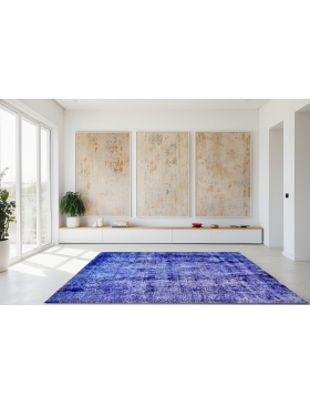 Azul Persia Alfombra vintage 277 x 275 cm - view 4
