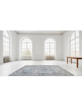 Blu Turco Tappeto Vintage  278 x 168 cm