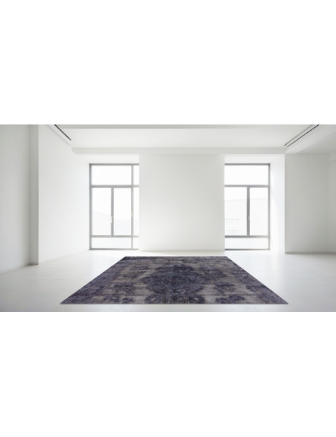 Lila Persien Vintage Teppich 182 x 192 cm - view 4