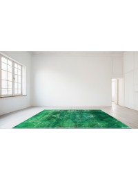 Verde Persiano Tappeto Vintage 265 x 206 cm - view 4
