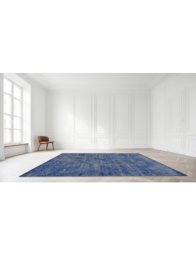 Blauw Turkije Vintage Tapijt 302 x 205 cm - view 4
