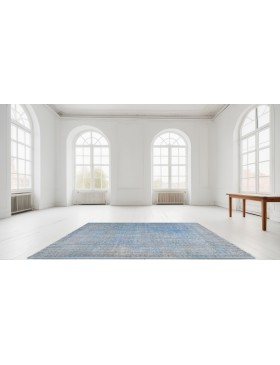 Sininen Turkki Vintage Carpet  294 x 174 cm