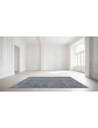 Blå Tyrkiet Vintage Tæppe  289 x 164 cm