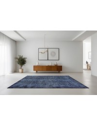 Blau Türkei Vintage Teppich 246 x 156 cm - view 4