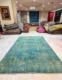 Blu Turco Tappeto Vintage 292 x 197 cm - view 6