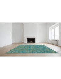 Blu Turco Tappeto Vintage 292 x 197 cm - view 4