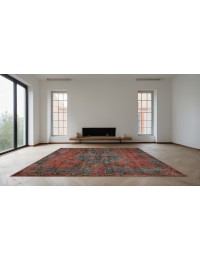 Rosso Turco Tappeto Vintage 215 x 116 cm - view 2