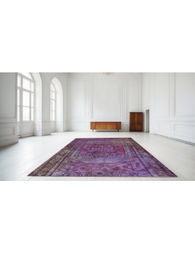 Lila Persien Vintage Teppich  180 x 125 cm