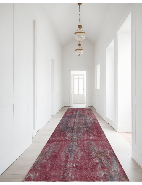 Púrpura Persia Alfombra Vintage 296 x 160 cm - view 1