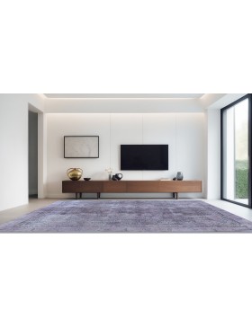 Lila Persien Vintage Matta  273 x 174 cm