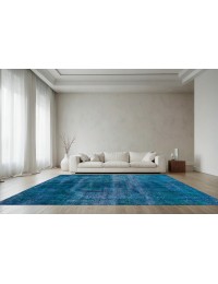 Blau Persien Vintage Teppich  340 x 236 cm