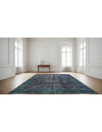 Grøn Persien Vintage Tæppe  336 x 243 cm