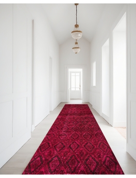 Rojo Persia Alfombra Vintage 212 x 110 cm - view 1