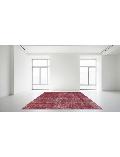 Rot Persien Vintage Teppich 203 x 206 cm - view 1