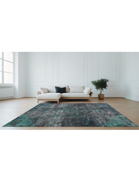 Green  Persia Vintage Carpet  313 x 194 cm