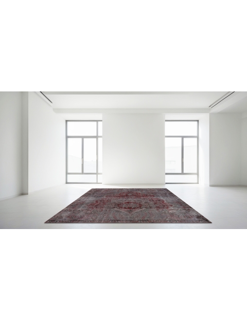 Lila Persien Vintage Teppich 240 x 230 cm - view 1