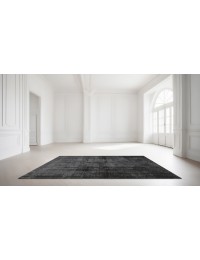 Schwarz Persien Vintage Teppich  260 x 331 cm