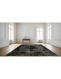 Schwarz Persien Vintage Teppich 367 x 263 cm - view 1