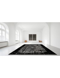 Schwarz Persien Vintage Teppich  378 x 290 cm