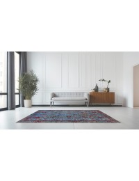 Blue Persia Vintage Carpet 257 x 168 cm - view 1