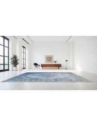 Blå Persien Vintage Matta  480 x 371 cm